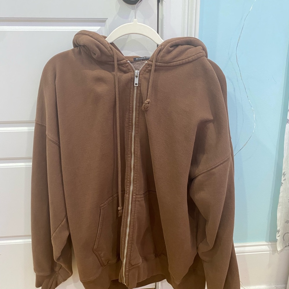 Brandy Melville Zip Up Hoodie